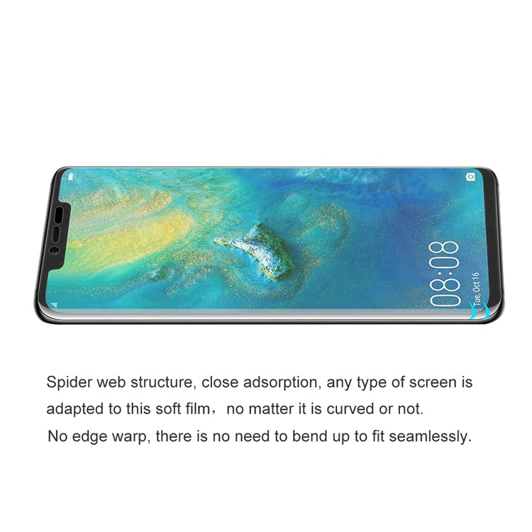 Hat Prince 0,1 мм Anti-explosion 3d-изогнутый Экраны Полного Покрытия Для Huawei Mate 20 Pro-3