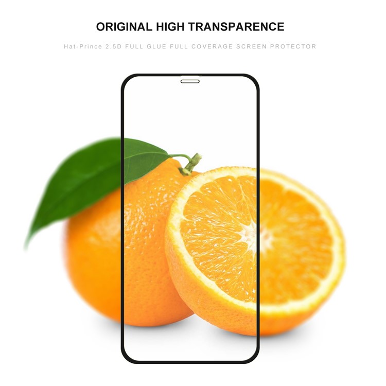 HAT PRINCE for iPhone (2019) 6.1 inch / XR 6.1 inch 0.26mm 2.5D 9H Full Glue Tempered Glass Complete Covering Screen Protector - Black-3
