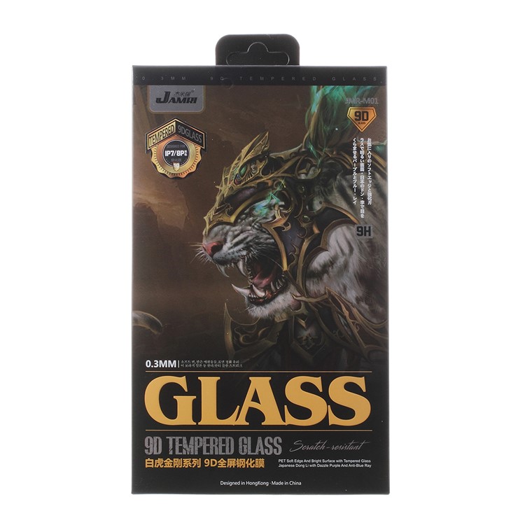 JAMRI 0.3mm 9H 9D Hartglas-Displayschutz Für Das IPhone 6s / 6 4,7 Zoll - Schwarz-8