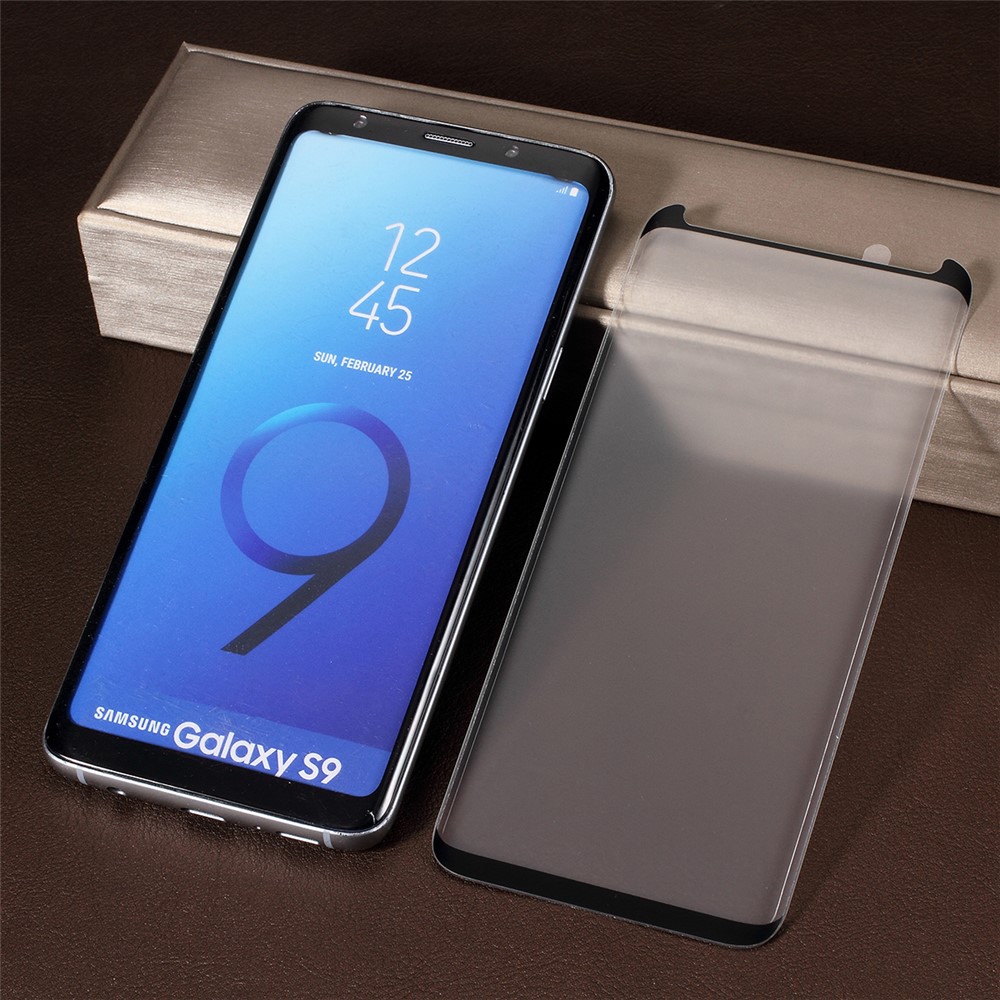 RURIHAI 3D Curved Tempered Glass Screen Guard Film for Samsung Galaxy S9 SM-G960 (Case Friendly)-6