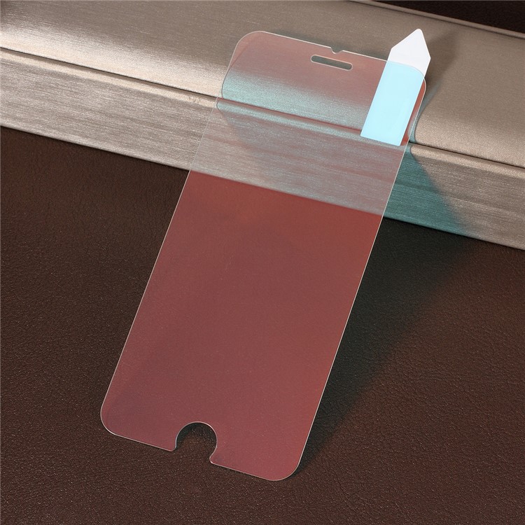 RURIHAI High Aluminum Silicone Tempered Glass Screen Protector for iPhone 8 Plus / 7 Plus [Mirror] [0.26mm] [2.5D] - Red-2