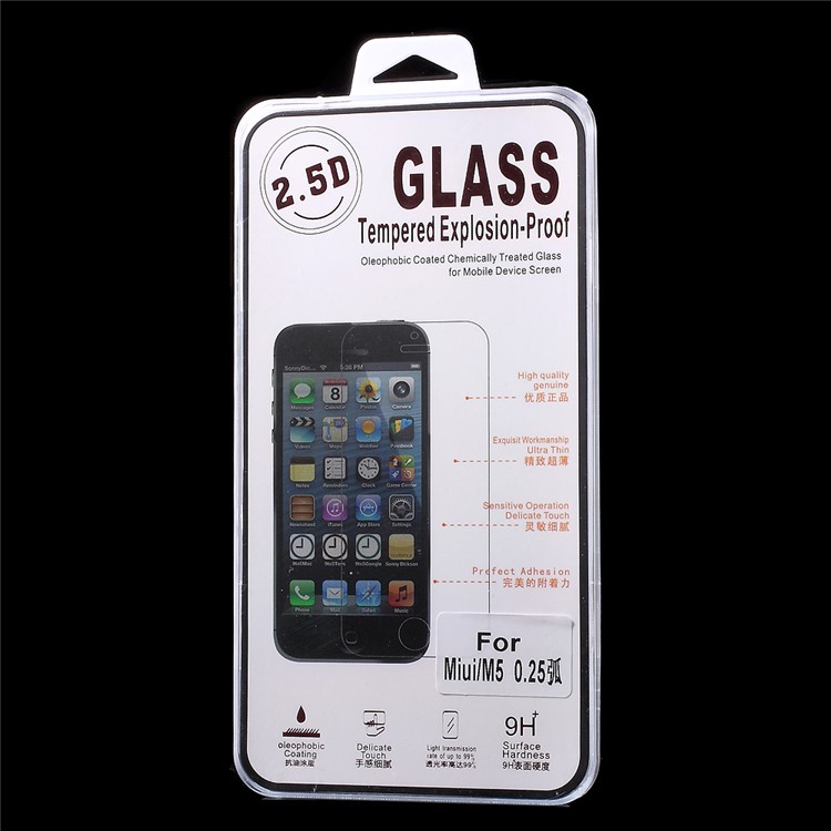 0.25mm Tempered Glass Screen Protector Film for Xiaomi Mi 5 Arc Edge-5