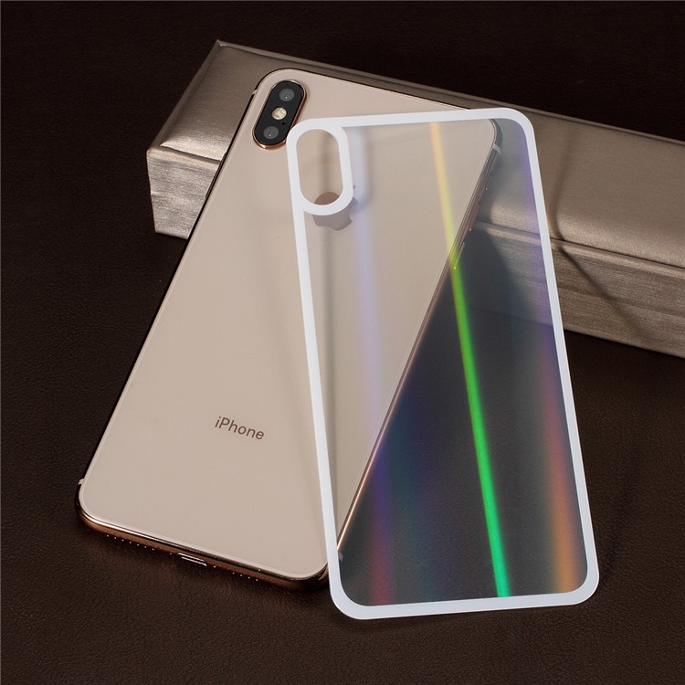 

RURIHAI 2.5D 0.26mm Защитное Заднее Стекло Из Закаленного Света Для Iphone XS Max 6.5 Дюймов - Белый, iPhone XS Max