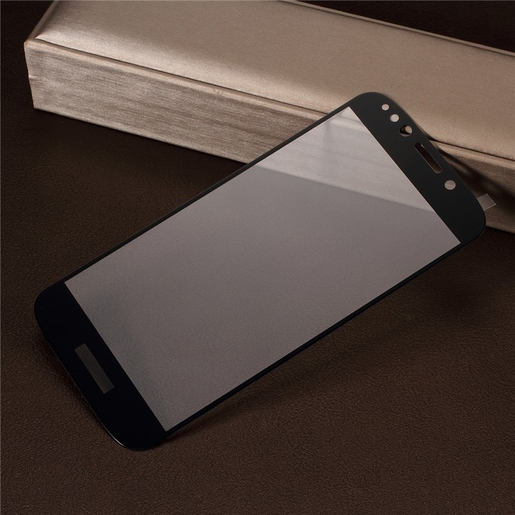 RURIHAI Silk Print Full Coverage Tempered Glass Screen Protector Film for Motorola Moto E5 Play Go-4