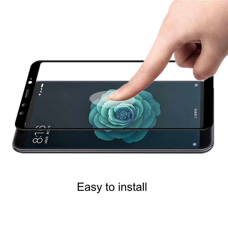 HAT PRINCE for Xiaomi Mi 6X (China) / Mi A2 0.26mm 9H Anti-dust 6D Curved Full Size Tempered Glass Screen Protector Film-3