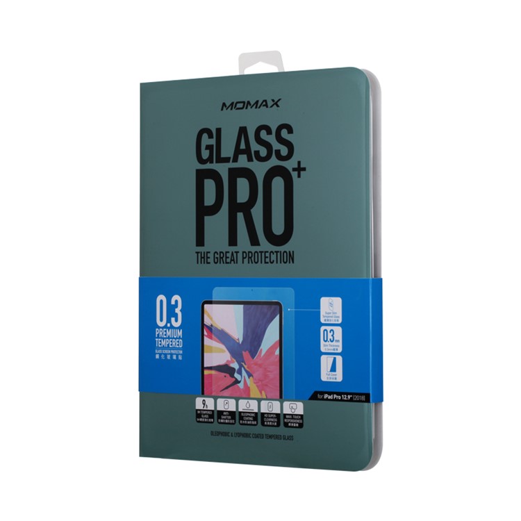 MOMAX 9H 0.3mm Tempered Glass Screen Protector Film for iPad Pro 12.9-inch (2020)/ (2018)-4