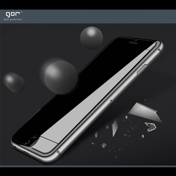 GOR Anti-Explosionsschutzglas-Displayschutzfolie 0,2 Mm Bogenränder Für IPhone 6s Plus / 6 Plus 5,5 Zoll-4