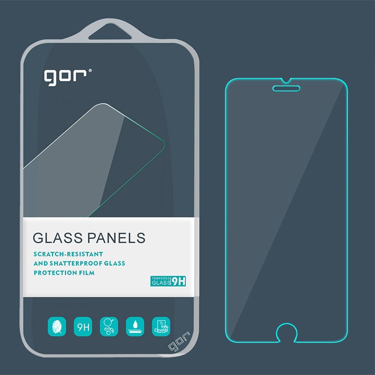 GOR Anti-glare Tempered Glass Screen Protector Film 0.2mm Arc Edges for iPhone 8 Plus / 7 Plus 5.5-inch-1