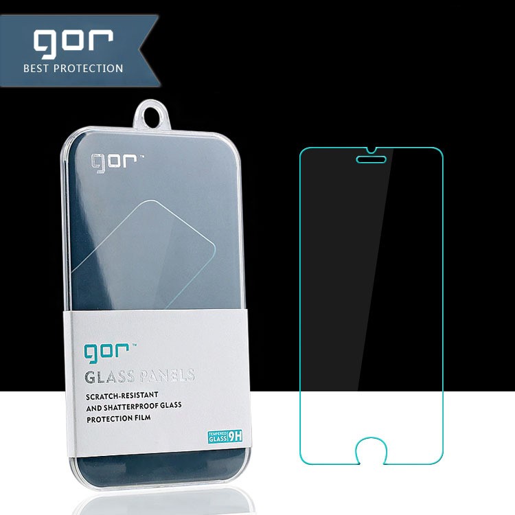 GOR Anti-Explosion Aus Gehärtetem Glas Schutzfolie 0,2 Mm Bogen Kanten Für IPhone 6s / 6 4,7 Zoll-2