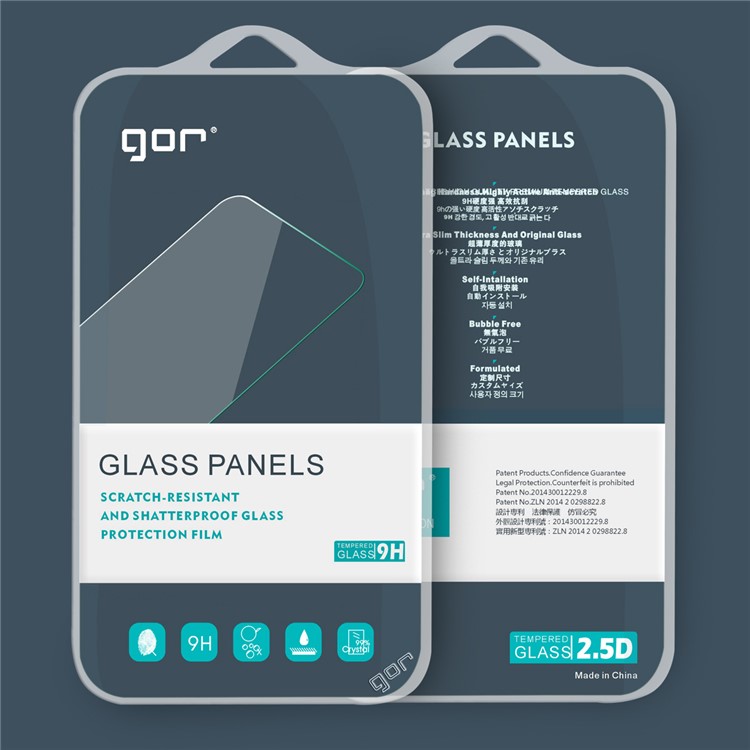 GOR 2.5D Bogen Kanten Aus Gehärtetem Glas Für Huawei P20 Lite / Nova 3e (China)-4
