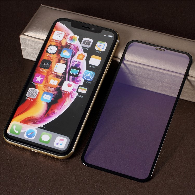 PDGD 0.3mm Anti-blue-ray 3D Curvo Filme De Tela Cheia De Vidro Temperado Para Iphone XR 6.1 Polegada-1