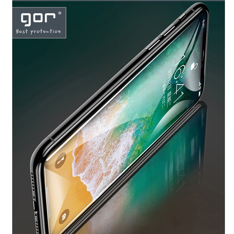 GOR 9D Hardening Full Coverage Tempered Glass Screen Protector for iPhone (2019) 6.1 inch / XR 6.1 inch - Black-2