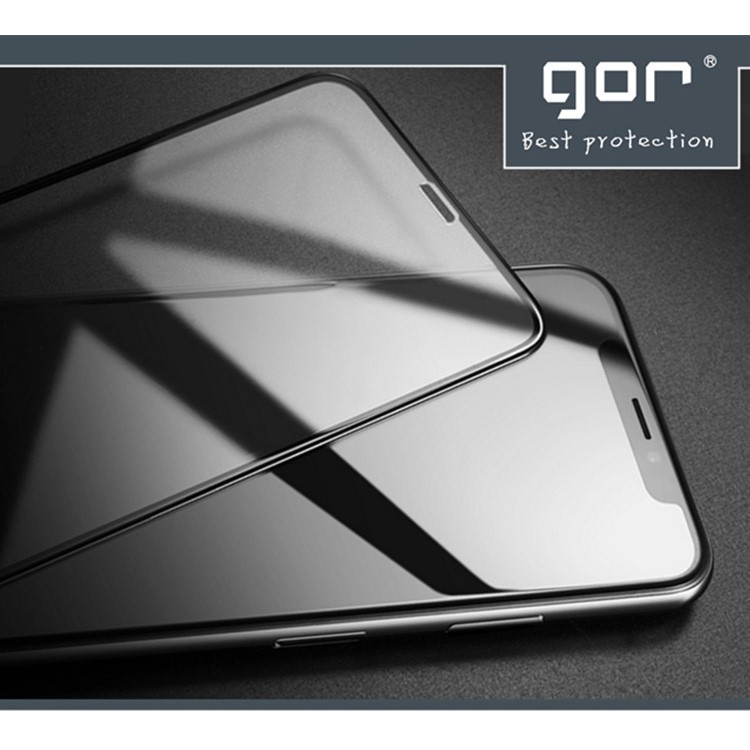 GOR 9D Hardening Full Coverage Tempered Glass Screen Protector for iPhone (2019) 6.1 inch / XR 6.1 inch - Black-3