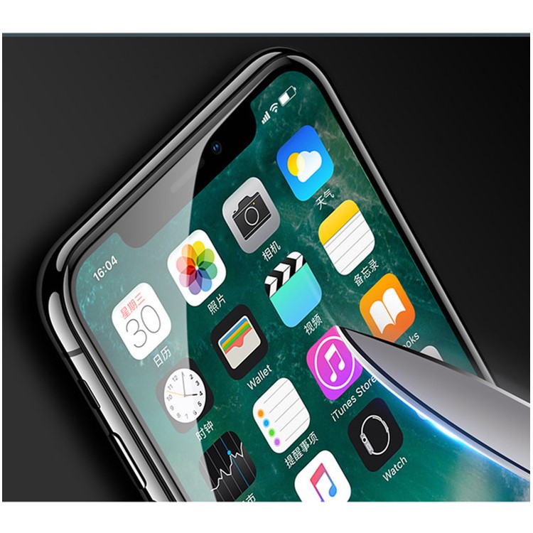 GOR 9D Hardening Full Coverage Tempered Glass Screen Protector for iPhone (2019) 6.1 inch / XR 6.1 inch - Black-6
