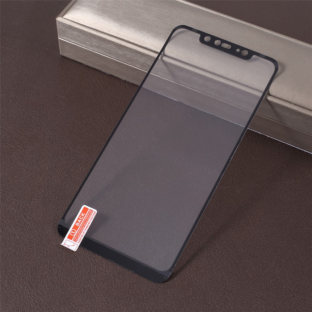 Impressão De Seda Temperado Filme De Proteção De Tela Cheia De Vidro Para Xiaomi Redmi Nota 6 Pro - Preto-2