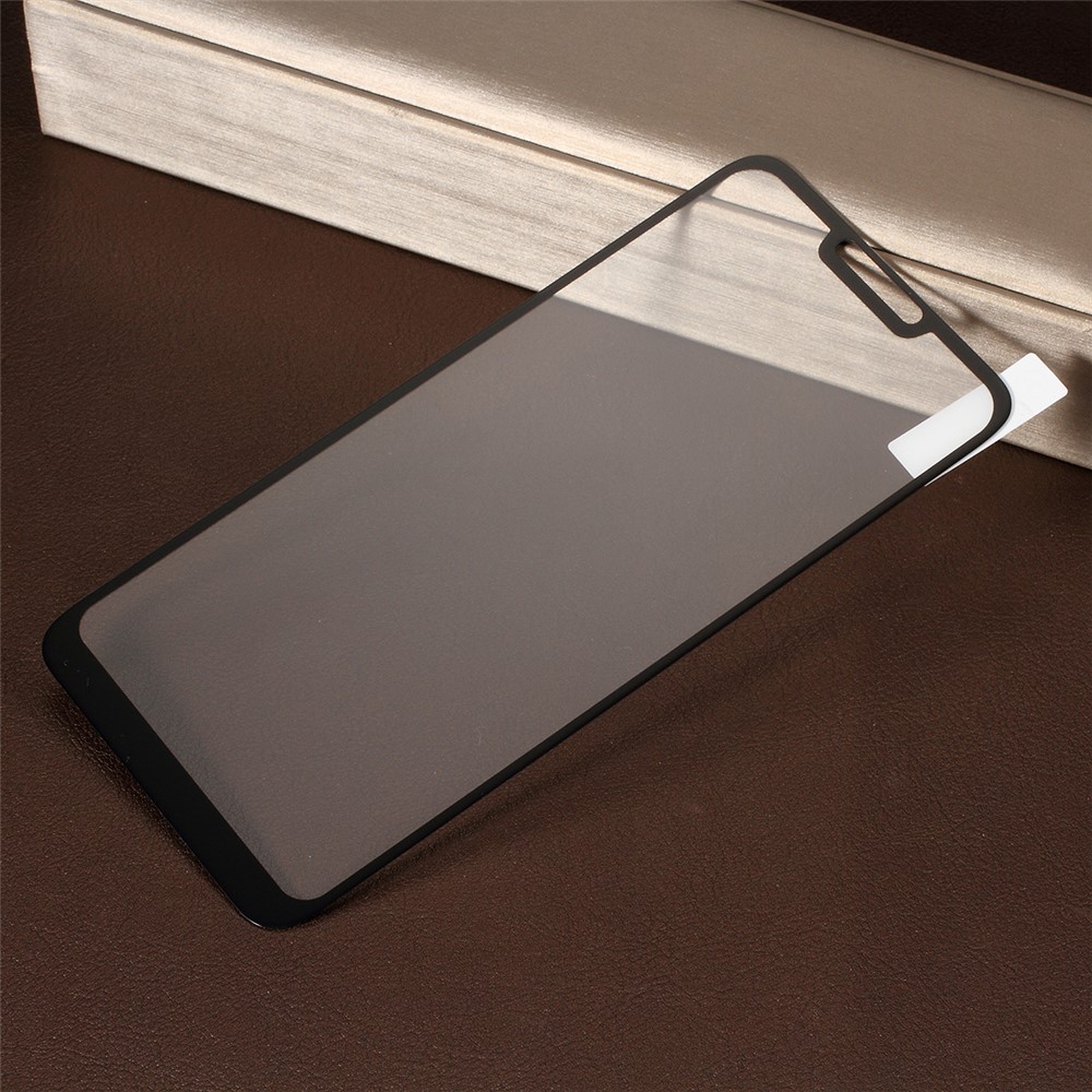 Anti-explosion Silk Printing Tempered Glass Full Covering Screen Shield (Full Glue) for Asus Zenfone Max (M2) ZB633KL-4