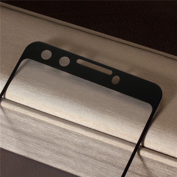 Silk Printing Tempered Glass Full Size Screen Guard Film (Full Glue) for Google Pixel 3-2