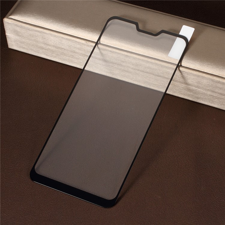 Anti-explosion Silk Printing Tempered Glass Full Screen Covering Protector (Full Glue) for Asus Zenfone Max Pro (M2) ZB631KL-1