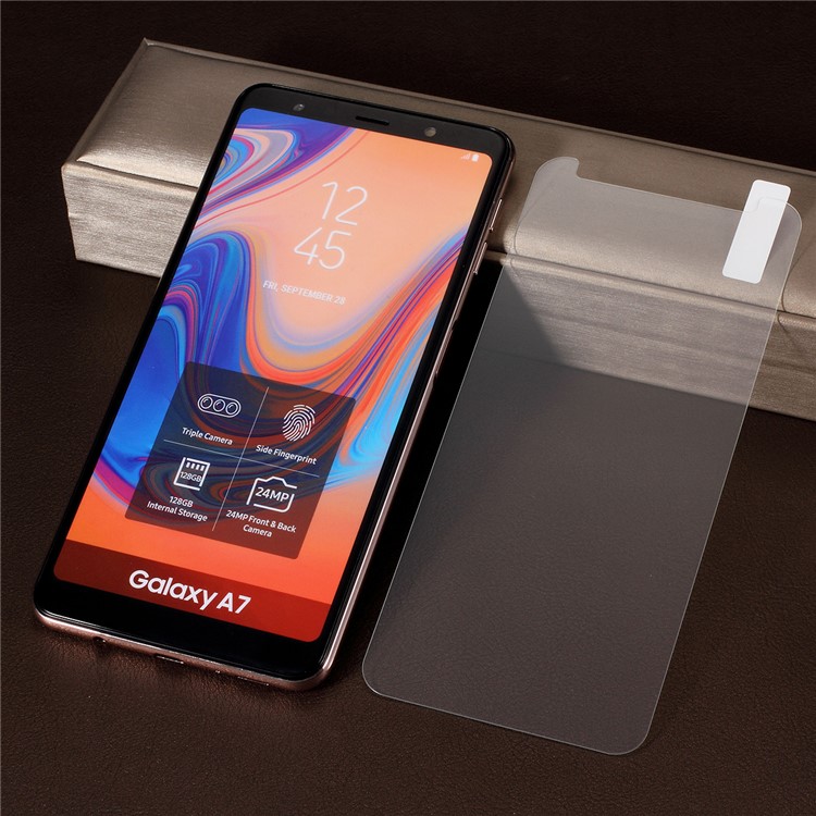 100Pcs/Pack 2.5D 9H Explosion-proof Tempered Glass Screen Guard Film for Samsung Galaxy A7 (2018)-6