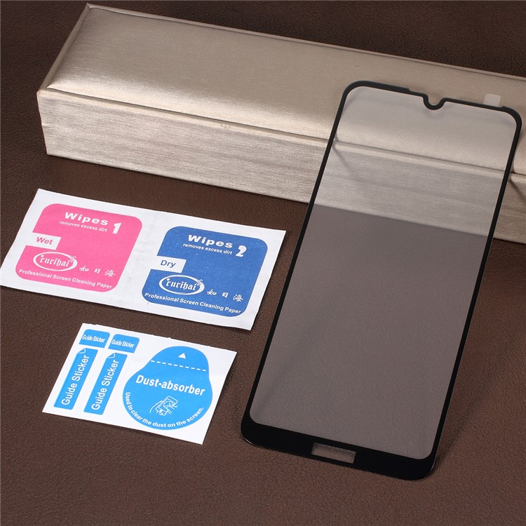RURIHAI Silk Printing HD Clear Tempered Glass Full Screen Protector for Huawei Honor 8A-5