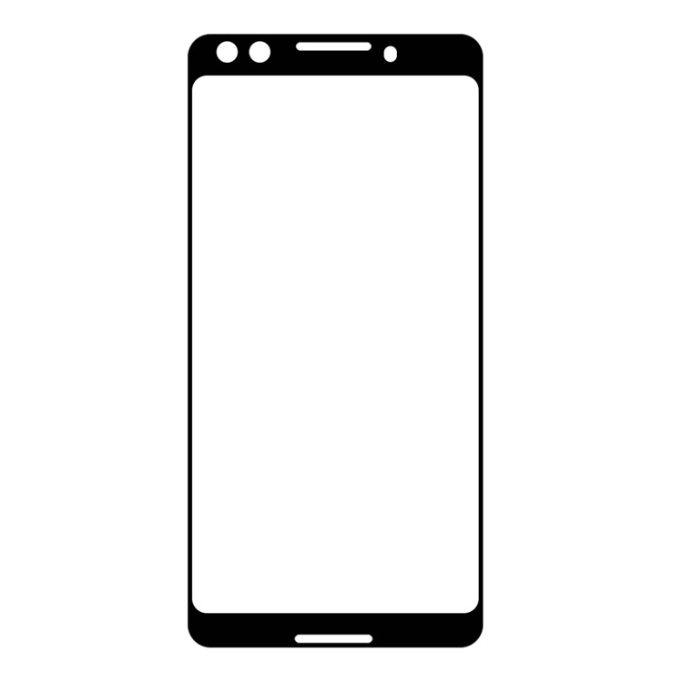 HAT PRINCE Full Glue 0.26mm 9H 2.5D Full Size Tempered Glass Protector for Google Pixel 3-5