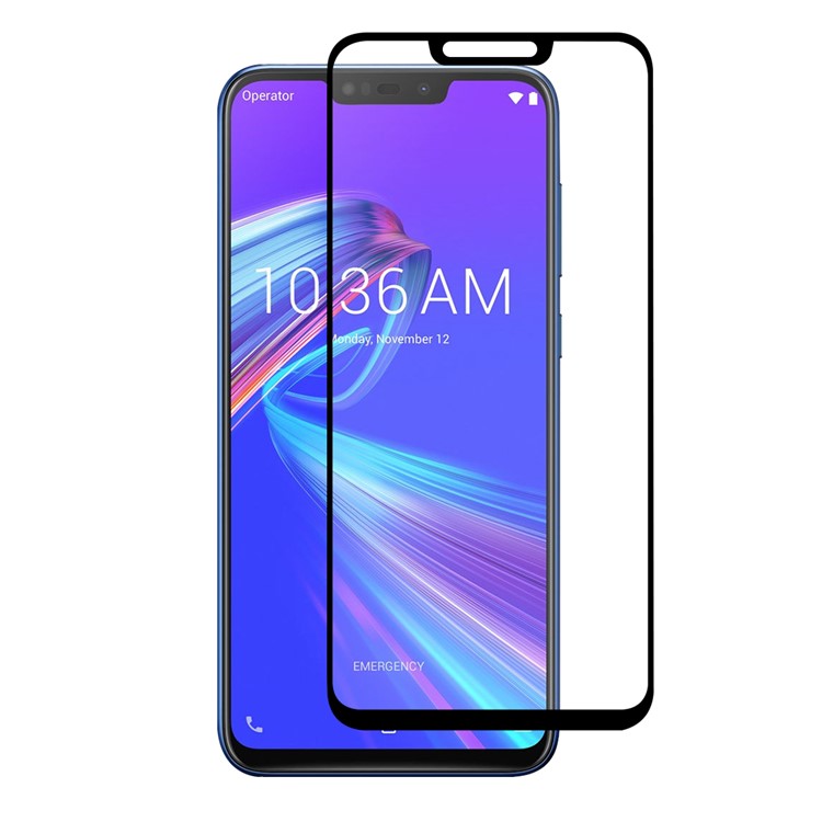 HAT PRINCE Full Glue 0.26mm 9H 2.5D Tempered Glass Full Size Shield for Asus Zenfone Max (M2) ZB633KL-1