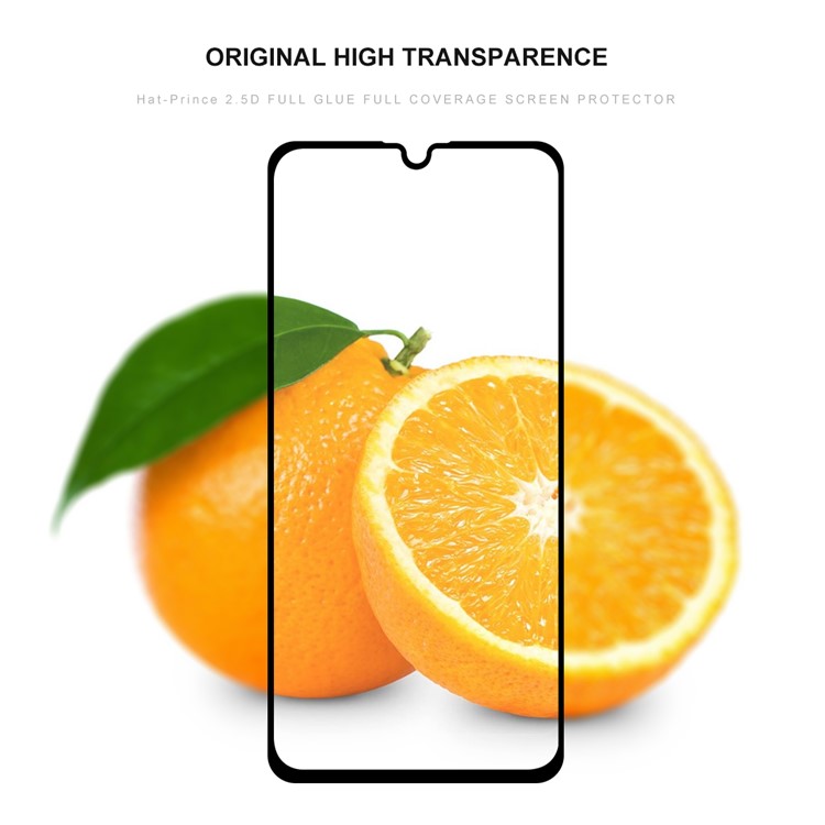 HAT PRINCE Full Glue 0.26mm 9H 2.5D Tempered Glass Full Size Screen Film for Huawei Honor 10 Lite / P Smart (2019)-2