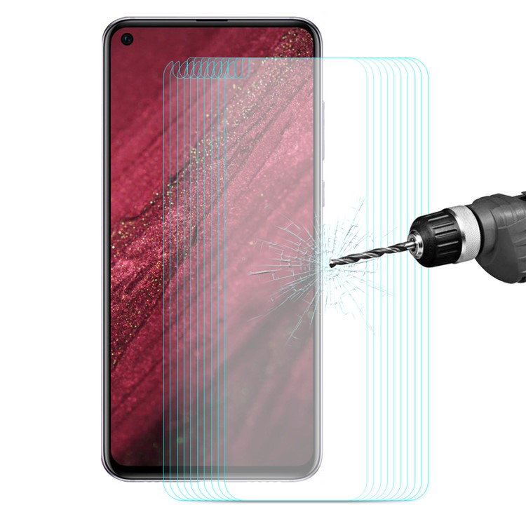 10PCS ENKAY 0.26mm 9H 2.5D Arc Edge Anti-explosion Tempered Glass Screen Guard Film for Huawei nova 4-2