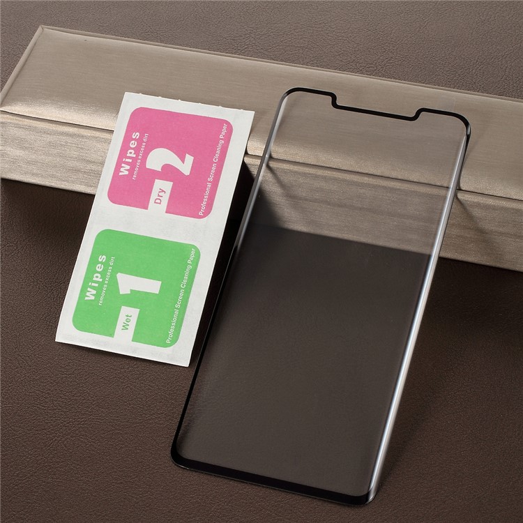 Silk Printing Tempered Glass Full Size Screen Protector for Huawei Mate 20 Pro - Black-5