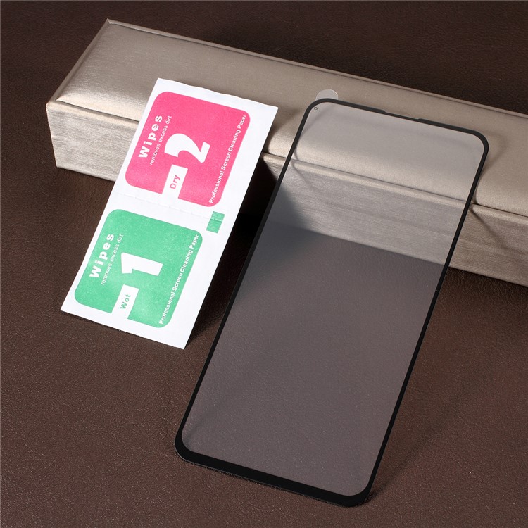 For Huawei nova 4 Full Screen Covering Tempered Glass Screen Protector Arc Edge - Black-5