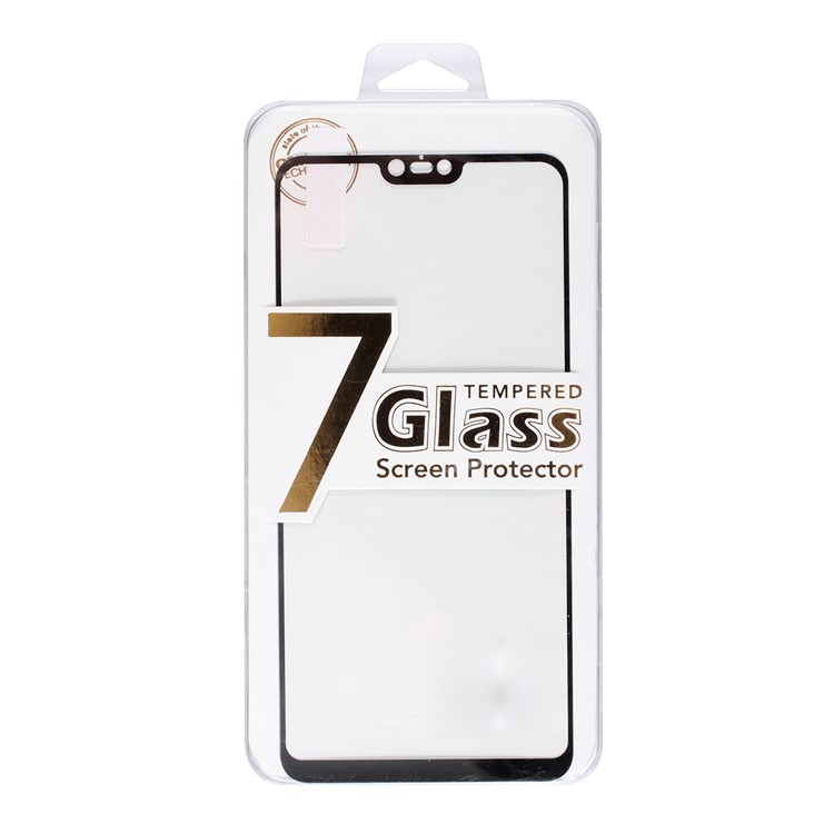 For Huawei nova 4 Full Screen Covering Tempered Glass Screen Protector Arc Edge - Black-6