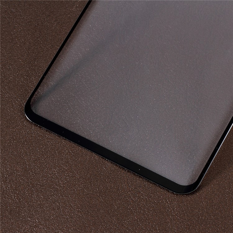 La Impresión De Seda Curvó El Protector De Cristal Moderado Cobertura Total De La Pantalla Para La Galaxia S10 De Samsung Más - Negro-3