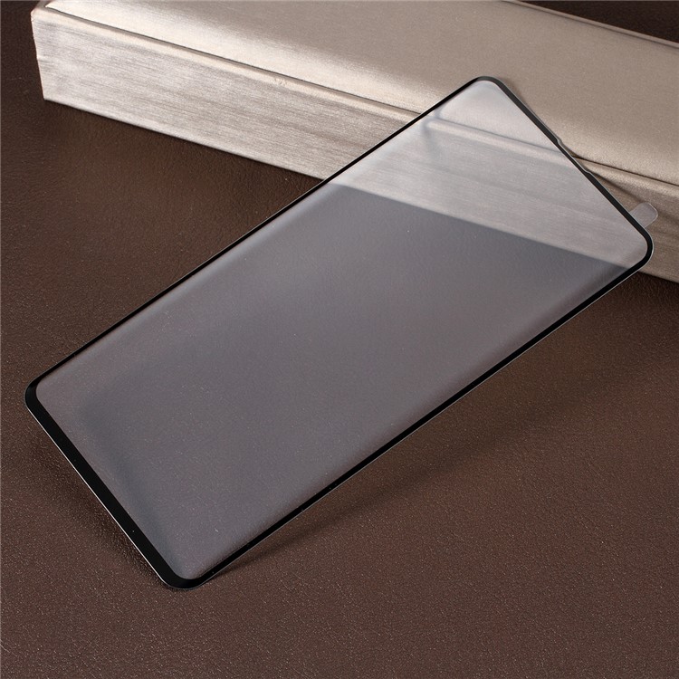 La Impresión De Seda Curvó El Protector De Cristal Moderado Cobertura Total De La Pantalla Para La Galaxia S10 De Samsung Más - Negro-4