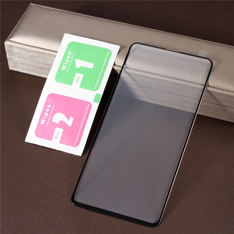 La Impresión De Seda Curvó El Protector De Cristal Moderado Cobertura Total De La Pantalla Para La Galaxia S10 De Samsung Más - Negro-5