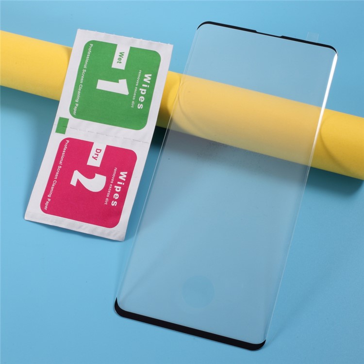 For Samsung Galaxy S10 Curved Full Cover Tempered Glass Screen Protector Film (Case-Friendly Scaled-Down Version)-5