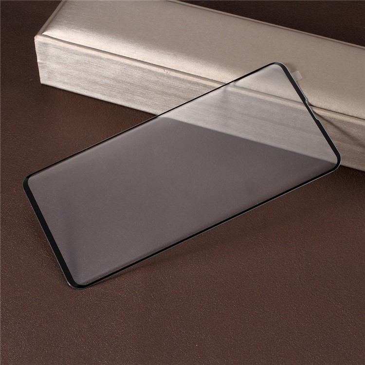 For Samsung Galaxy S10 Curved Full Coverage Tempered Glass Screen Protector Silk Printing Edge - Black-4