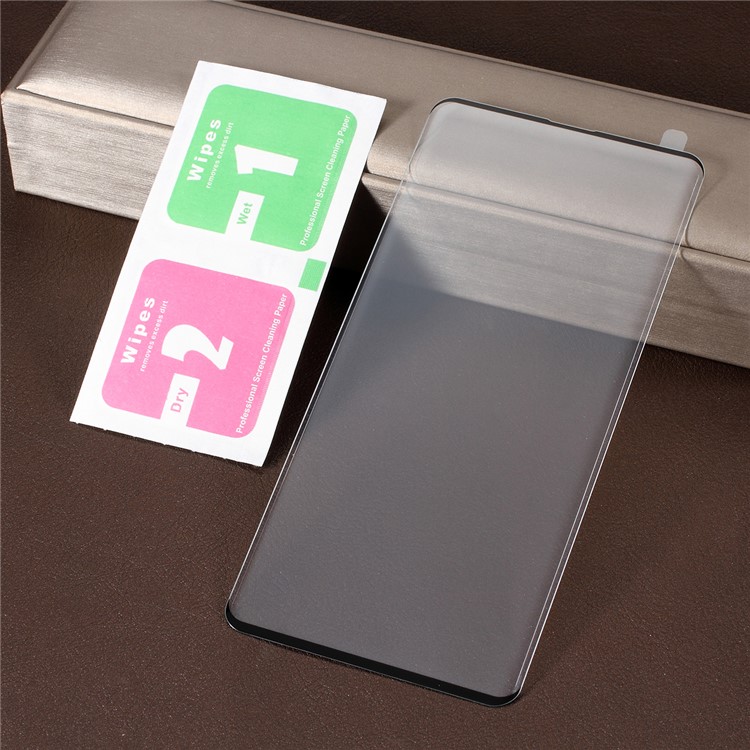 For Samsung Galaxy S10 Plus Curved Full Cover Tempered Glass Screen Protector (Case-Friendly Scaled-Down Version)-5