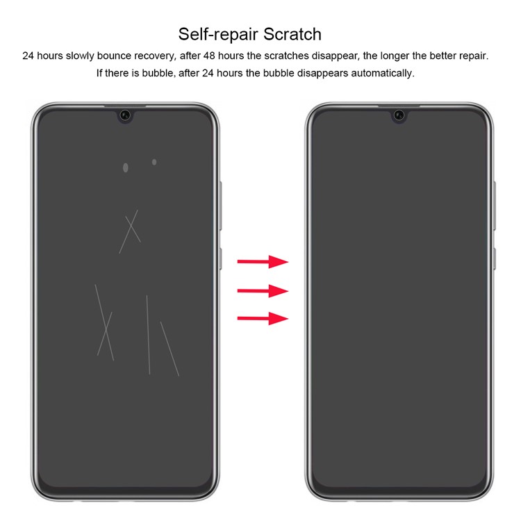 HAT PRINCE 3D Full Coverage Anti-explosion Soft Screen Protector Film for Huawei Honor 10 Lite-3