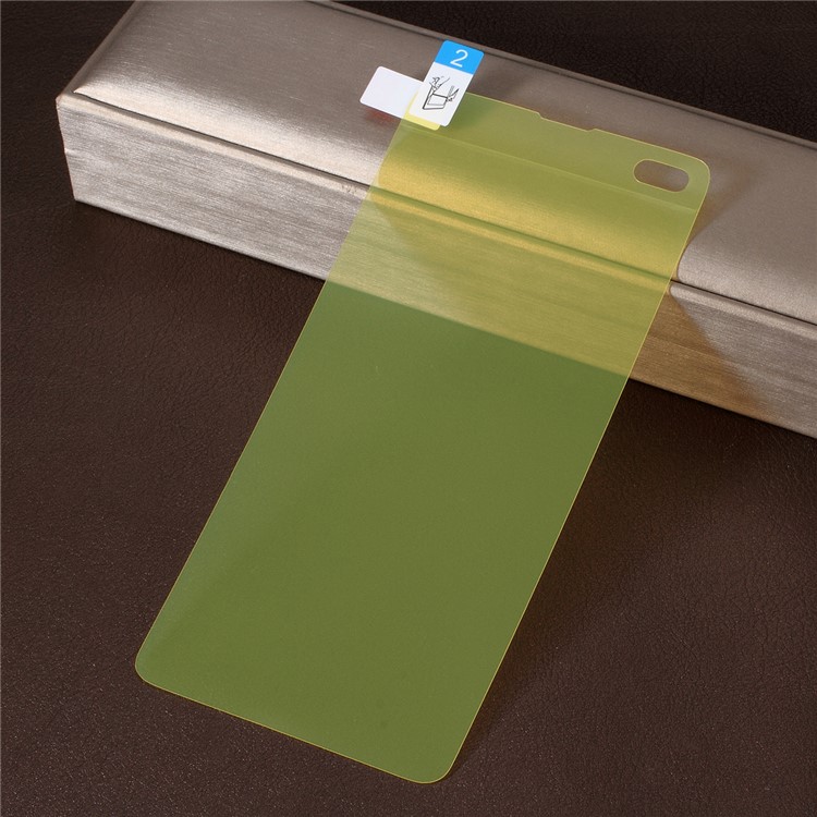 

HD Clear Soft PET Full Screen Coverage Protector Film for Samsung Galaxy S10 Plus [Support Ultrasonic Fingerprint Unlock]