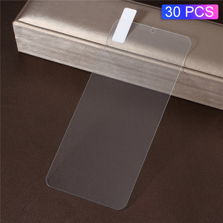 30Pcs/Pack 2.5D 9H Explosion-proof Tempered Glass Screen Protection Film for Huawei P30-1