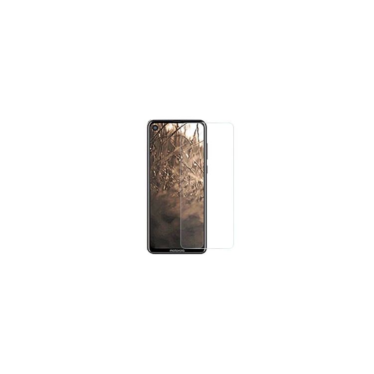 For Motorola One Vision / P40 0.3mm Tempered Glass Screen Protector Film Arc Edge-1
