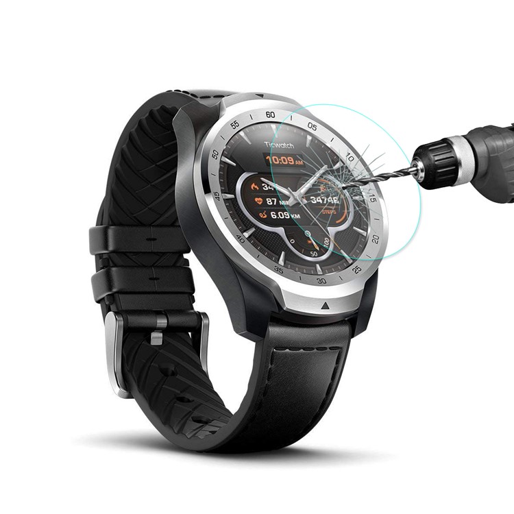 HAT PRINCE 0.2mm 9H 2.15D Tempered Glass Screen Protection Film for TicWatch Pro-1