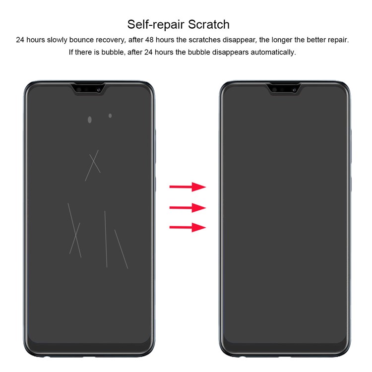 HAT PRINCE 3D Full Size Soft Screen Protector for Asus Zenfone Max Pro (M2) ZB631KL-3