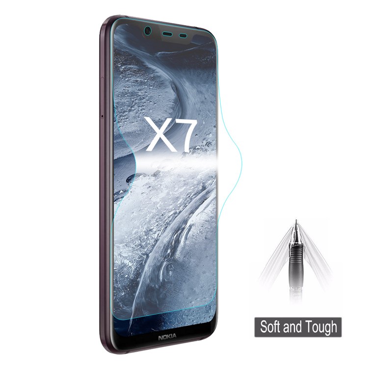 HAT PRINCE 3D Full Screen Covering Soft Film for Nokia 8.1 / X7-1