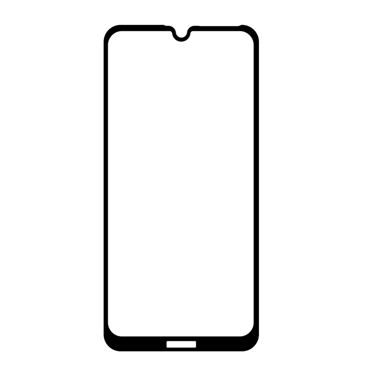 HAT PRINCE Full Glue 0.26mm 9H 2.5D Tempered Glass Full Size Screen Protector for Huawei Enjoy 9 / Y7 Pro (2019)-5