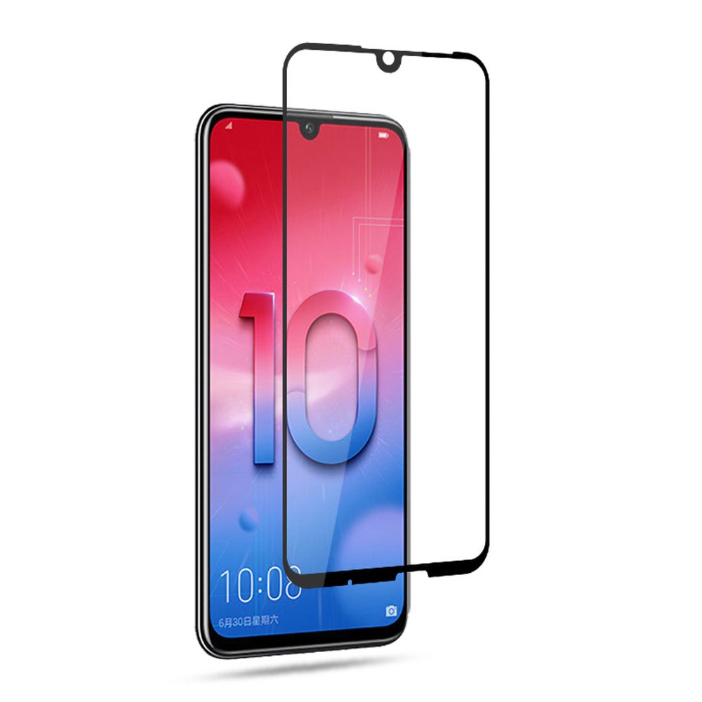 AMORUS Full Glue Silk Printing Tempered Glass Full Screen Protector for Huawei P Smart (2019)/Honor 10 Lite/Honor 10i-3