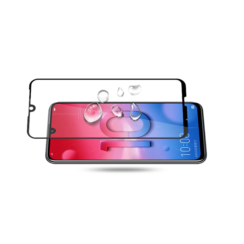 AMORUS Full Glue Silk Printing Tempered Glass Full Screen Protector for Huawei P Smart (2019)/Honor 10 Lite/Honor 10i-4