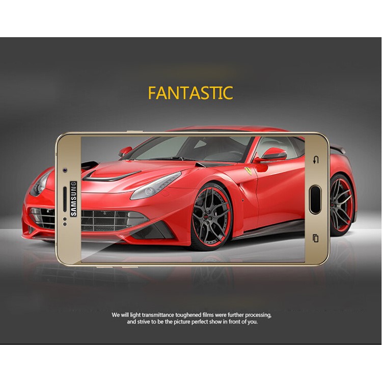 MOFI Full Coverage Tempered Glass Screen Guard for Samsung Galaxy A9 (2016) - Champagne Gold-8