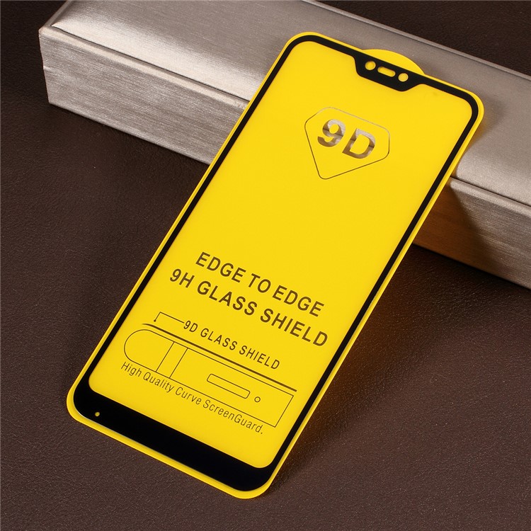 Protetor De Cobertura De Tela Cheia De Vidro Temperado 9D Anti-explosão Para Xiaomi Mi A2 Lite / Redmi 6 Pro-5
