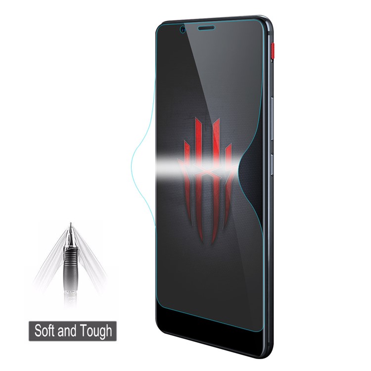 HAT PRINCE Soft 3D Full Coverage Screen Protective Film for ZTE Nubia Red Magic Mars-1